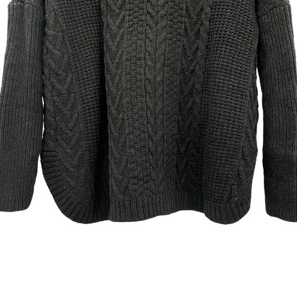 Joseph A Womens Chunky Knit Thumb Hole Pullover Sweater - Picture 9 of 9